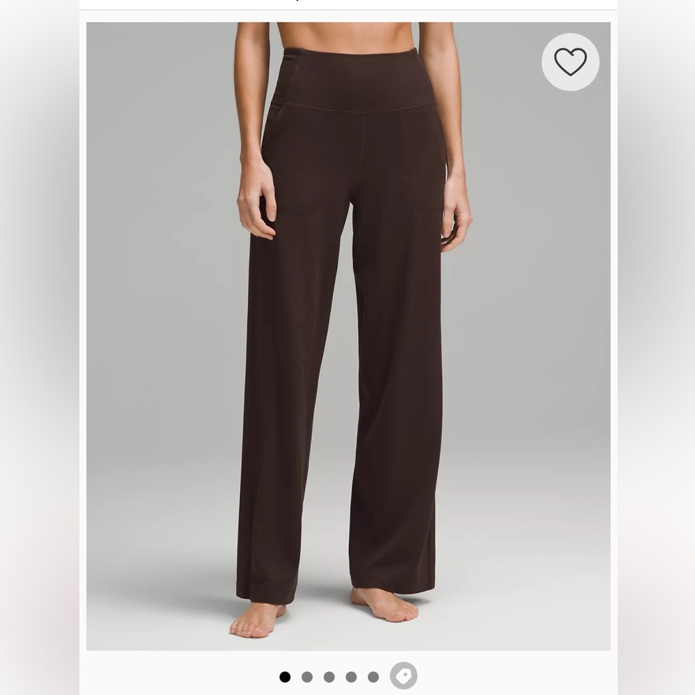 Lululemon Align wide-leg pant regular expresso size 10 brand new with tag